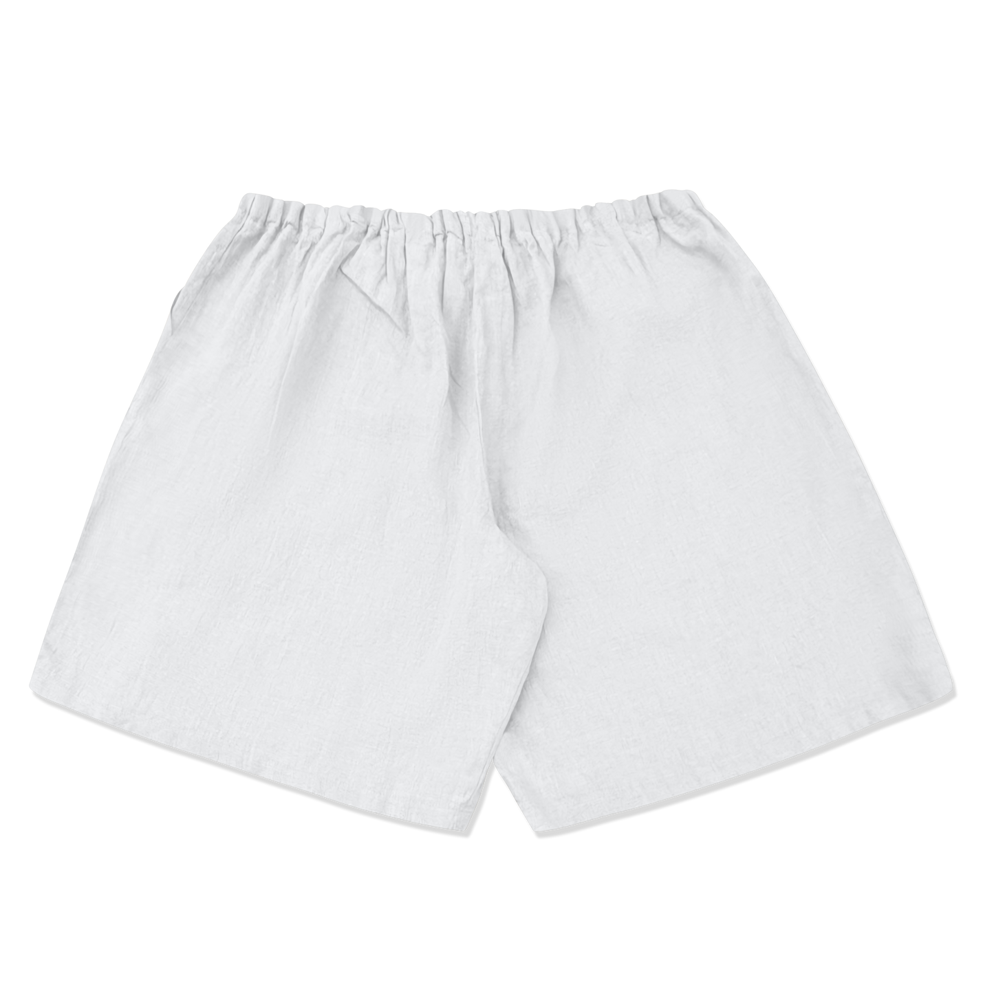 Fancy Shorts - white linen