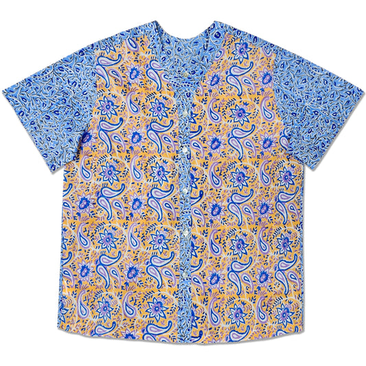 BAE Shirt - blue/papaya combo