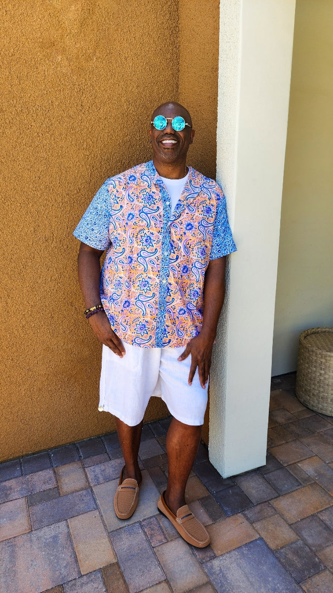 Fancy Shorts - white linen